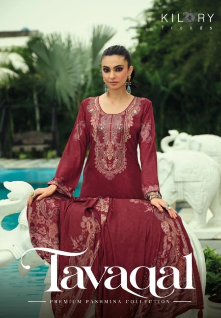 Tavaqal By Kilory Viscose Pashmina Salwar Kameez